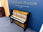 Grotrian-Steinweg 122V Upright Piano, Polished Ebony (Pre-Owned) | Thompson Pianos