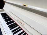 Samick Upright Piano, Farrow & Ball School House White (Pre Owned) | Thompson Pianos
