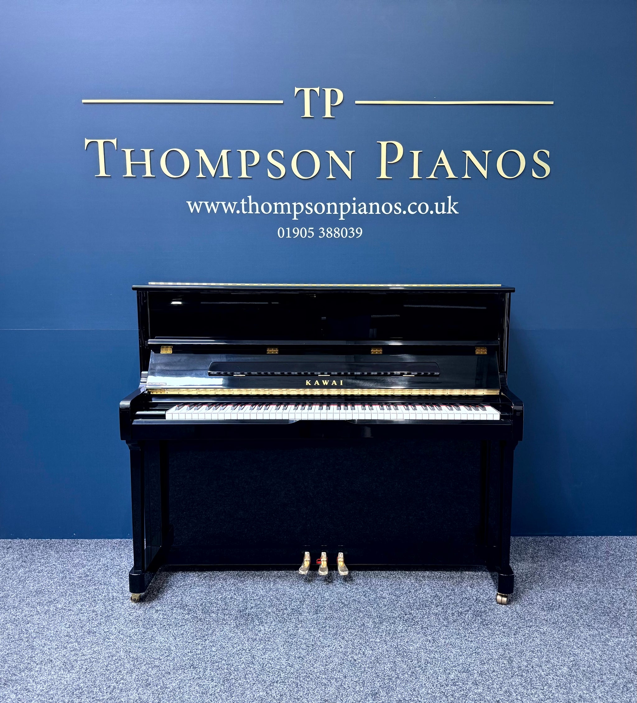 Kawai K3 Upright Piano, Polished Ebony (Pre Owned)
