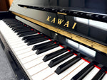 Kawai K3 Upright Piano, Polished Ebony (Pre Owned) | Thompson Pianos