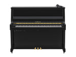 Yamaha B30 SC3 Silent Upright Piano in Polished Ebony with Brass Fittings | Thompson Pianos