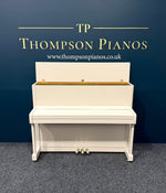 Yamaha P116 Upright Piano, Farrow & Ball Elephant’s Breath (Pre-Owned) | Thompson Pianos